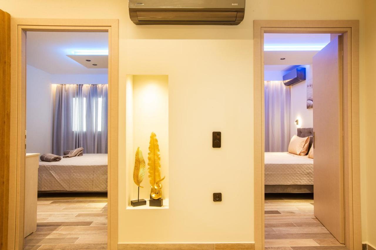 Black Rocks Family, Luxury Seafront Beach Maisonette Agios Gordios  Buitenkant foto
