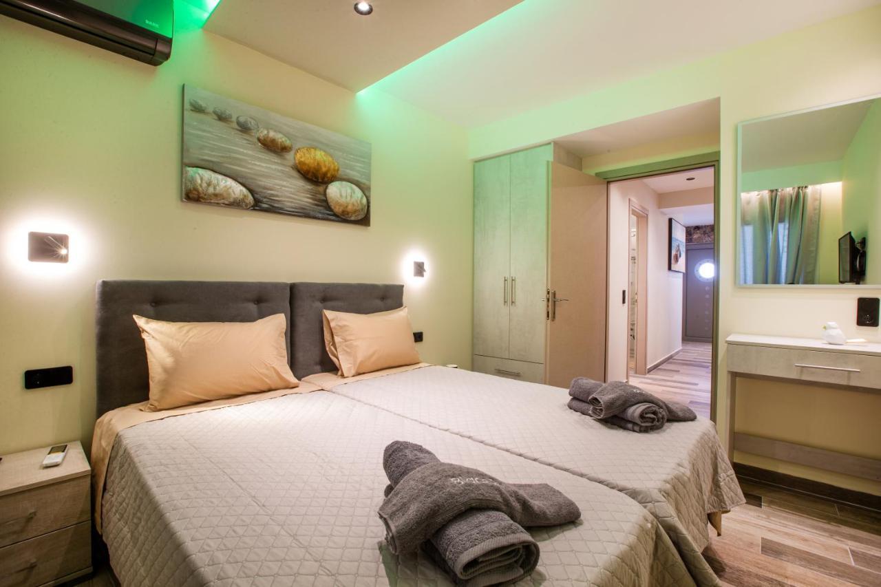 Black Rocks Family, Luxury Seafront Beach Maisonette Agios Gordios  Buitenkant foto
