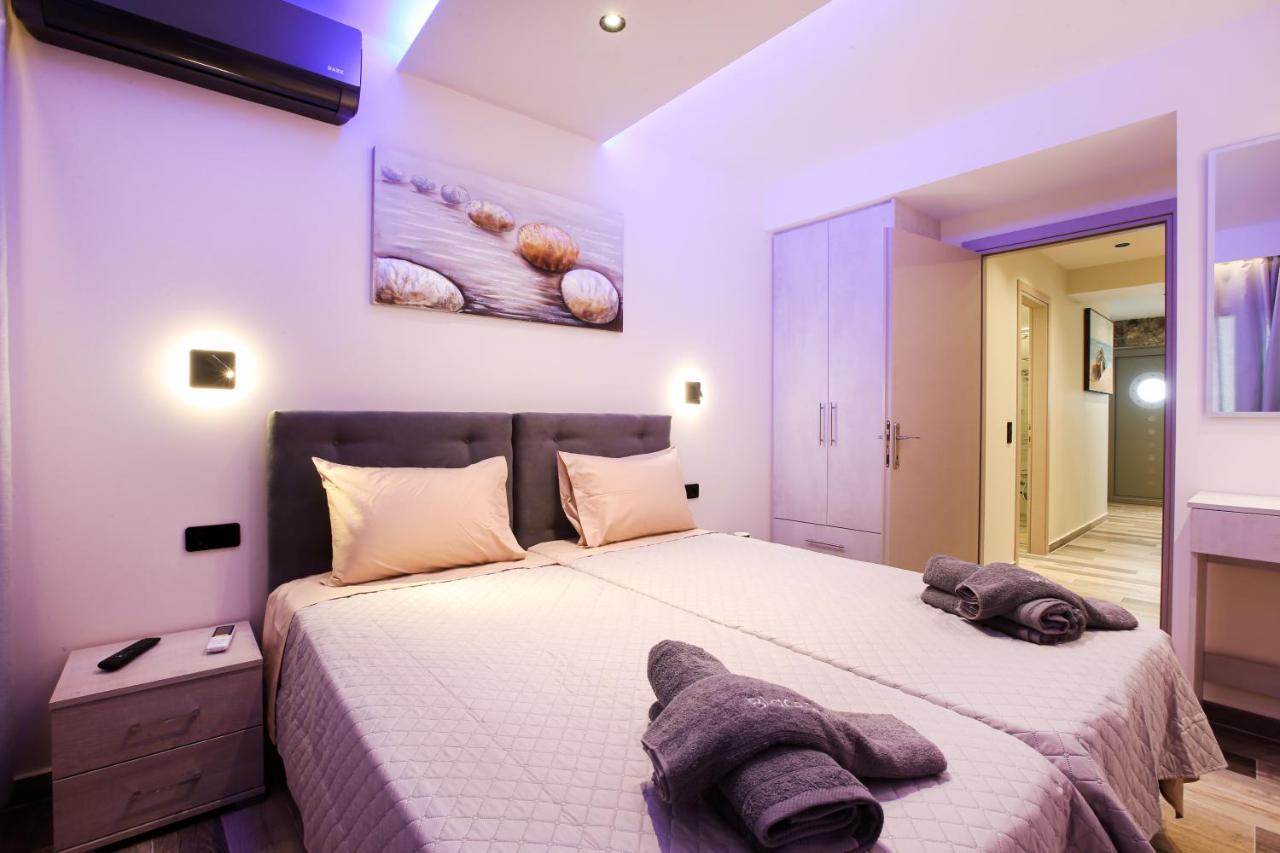 Black Rocks Family, Luxury Seafront Beach Maisonette Agios Gordios  Buitenkant foto